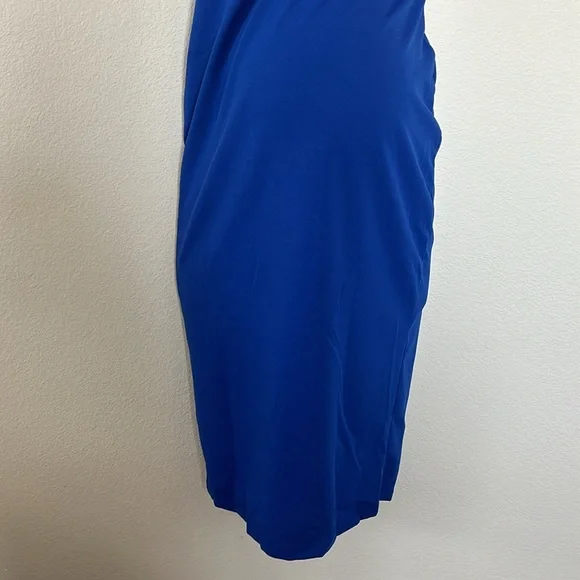 PinkBlush Royal Cobalt Blue Off Shoulder Sweetheart
Neckline Maternity Dress - Picture 6 of 11